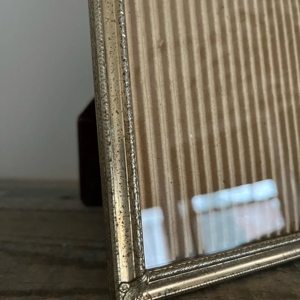 Vintage Gold Metal Photo Frame